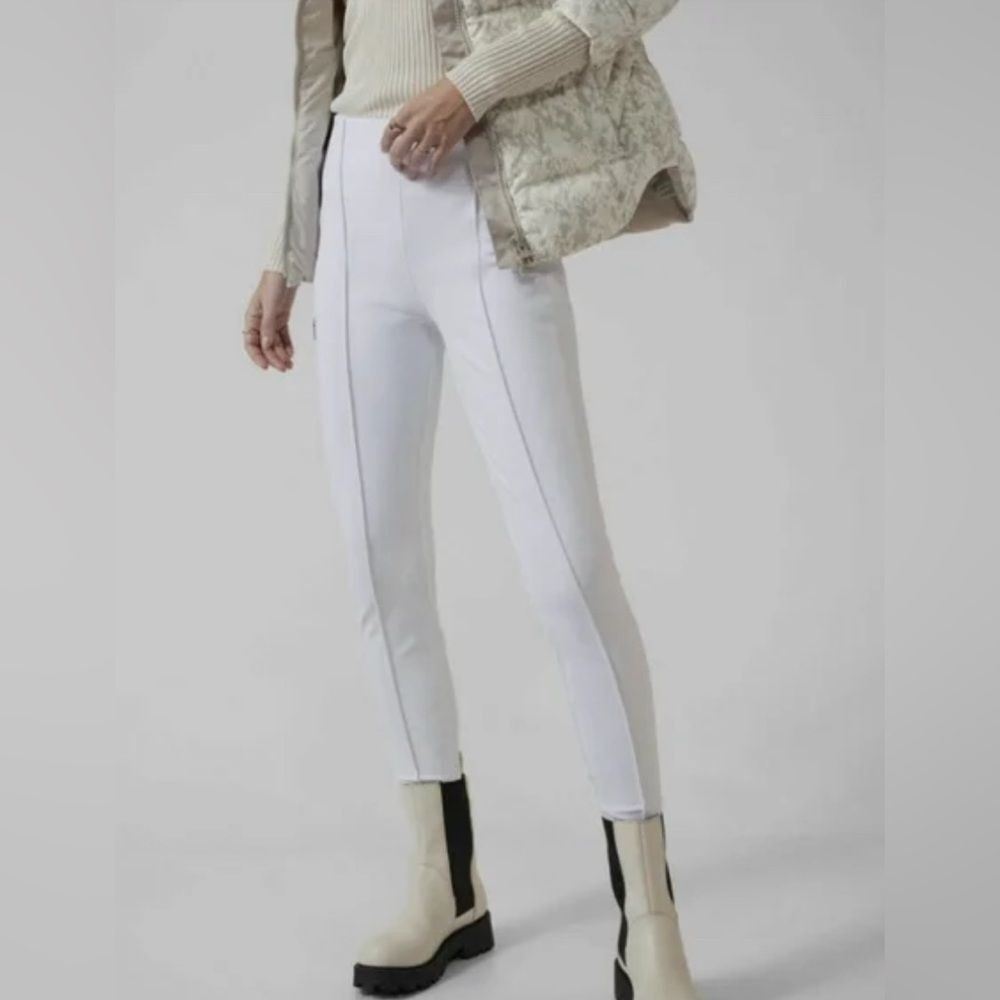 Athleta Glacier Snow Skinny Pants NWT Womens Size 4 Petite White